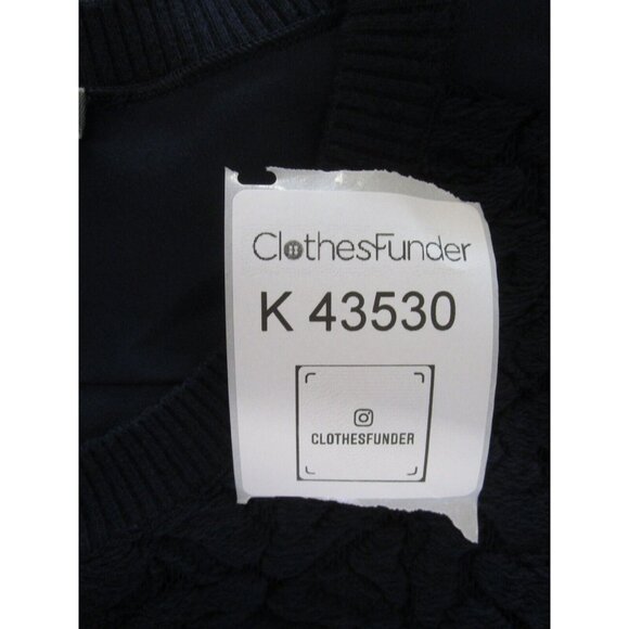 Vince Dress Medium Shift Pullover Embossed Art Scoop Neck Cotton - Picture 10 of 10